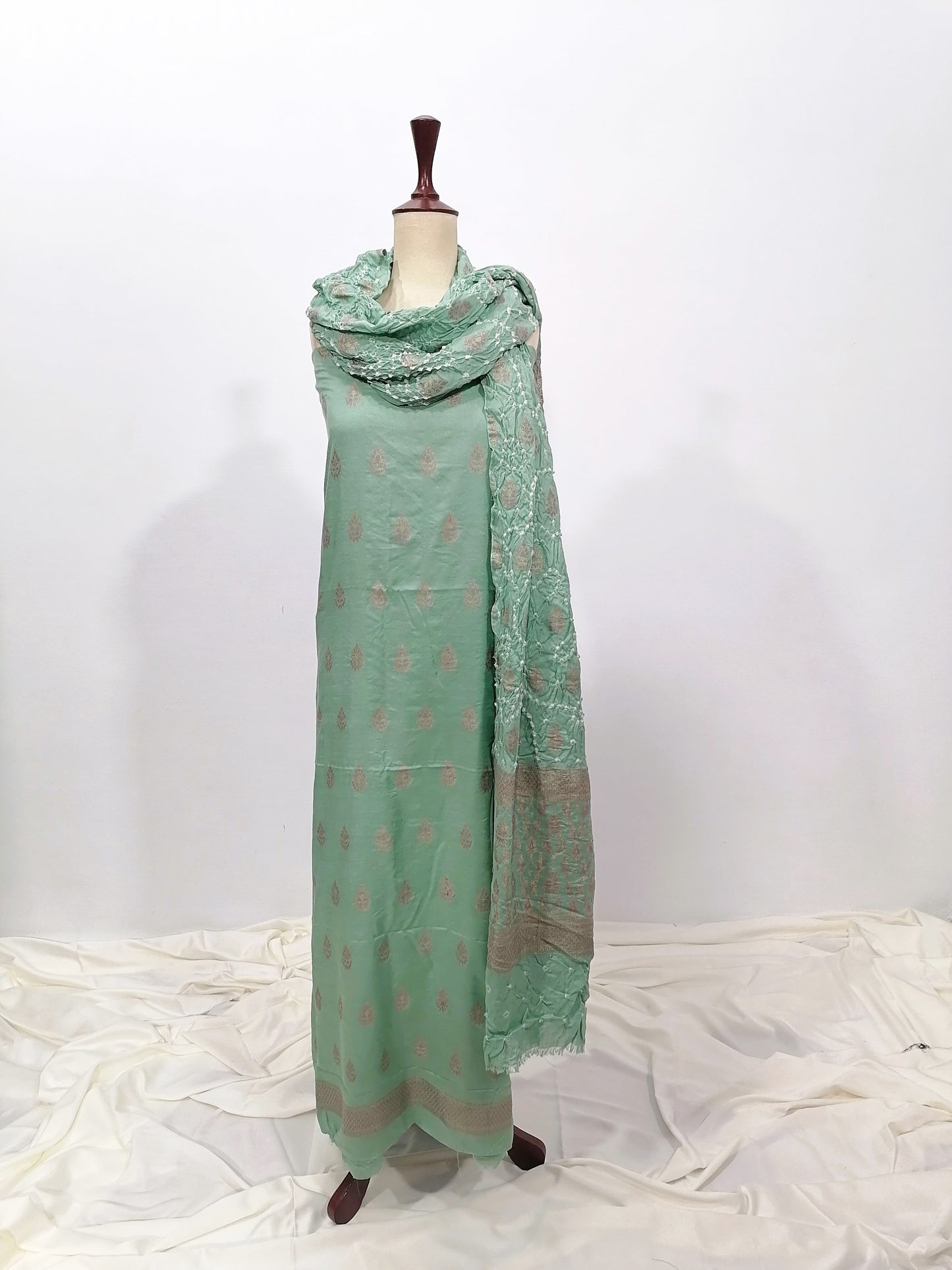 3PC Cotton Silk Suit | CS 014