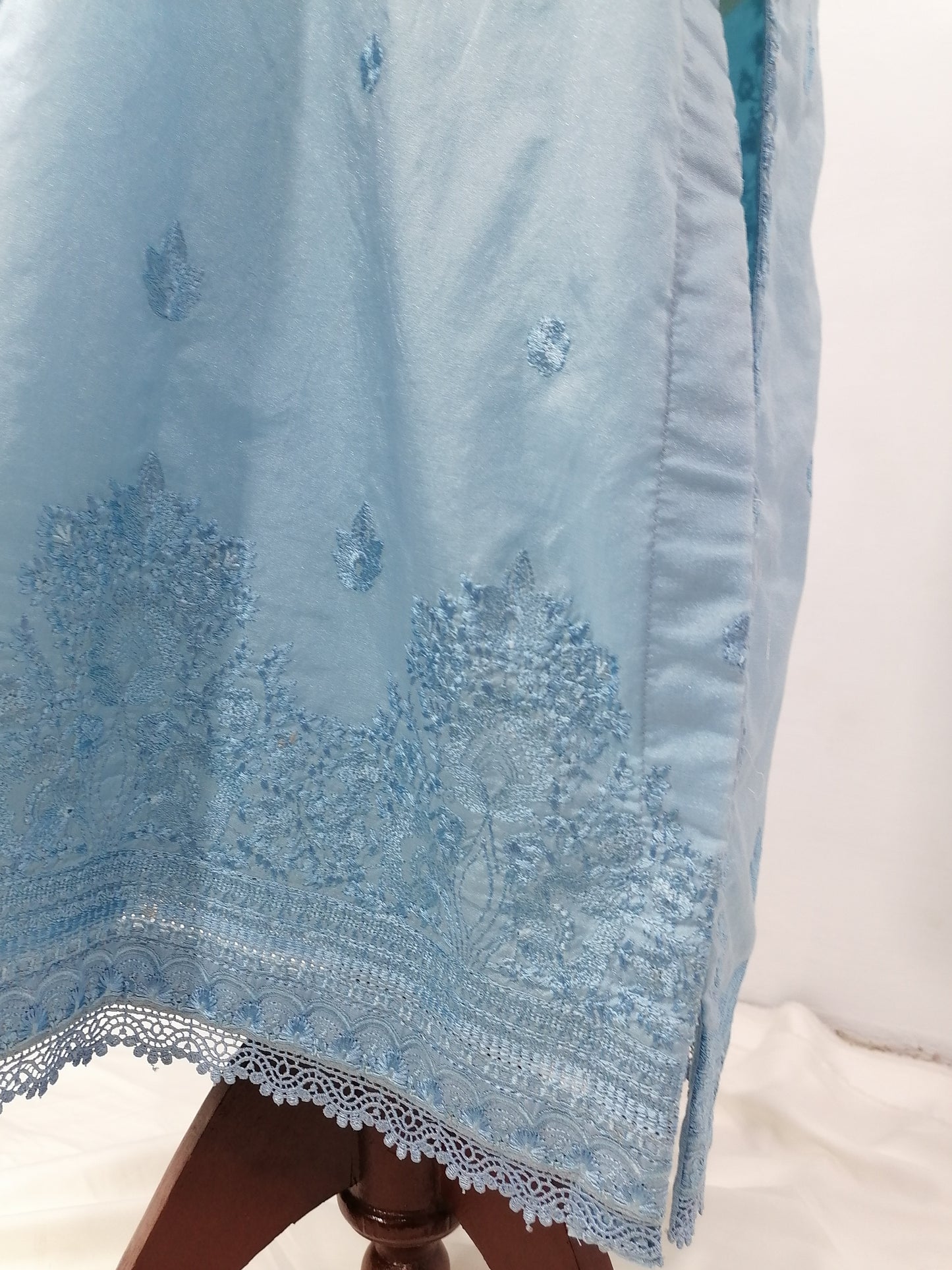 3Pc Embroidered Cotton Suit | ECS 324