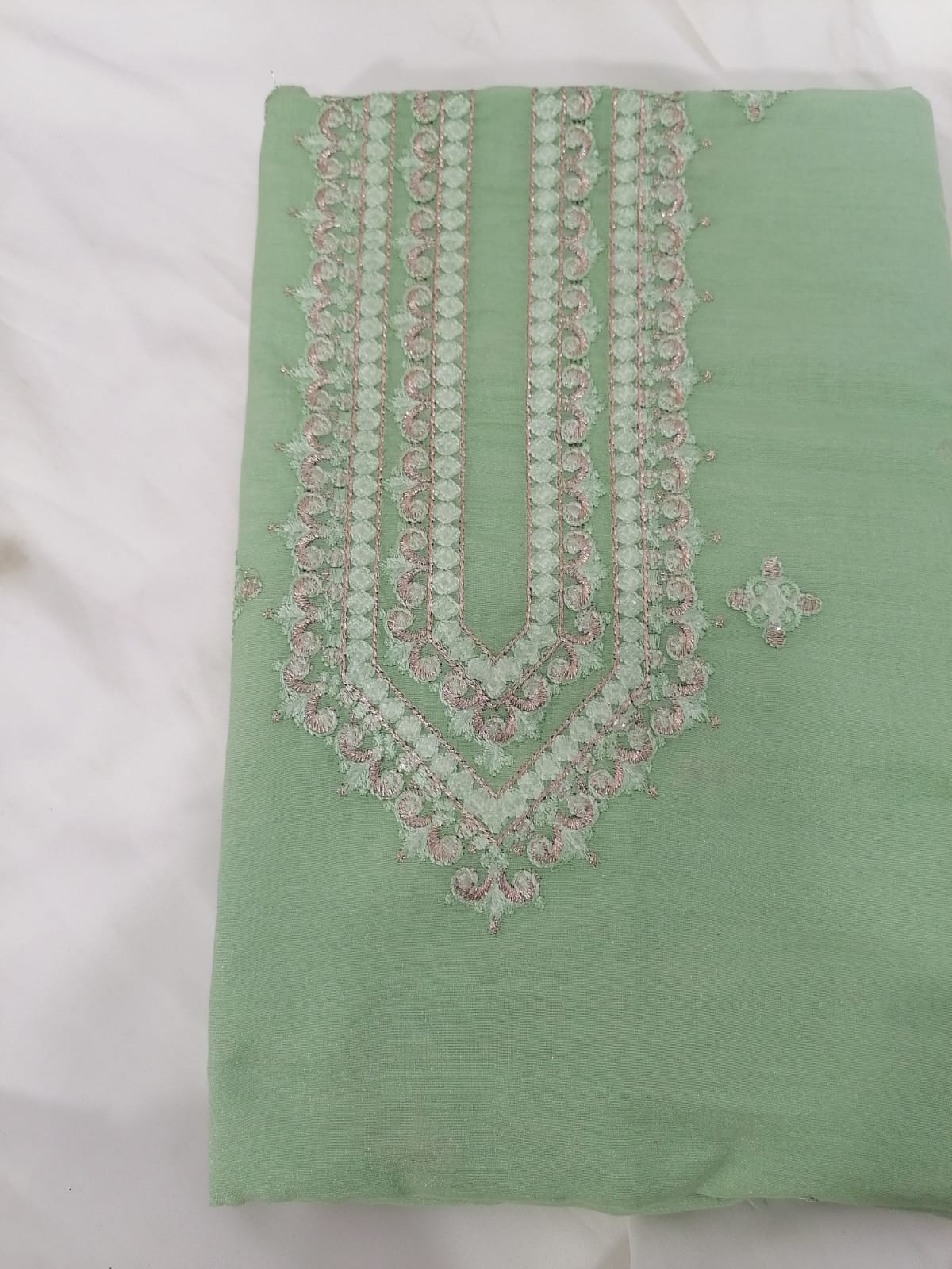 3Pc Embroidered Cotton Suit | ECS 328